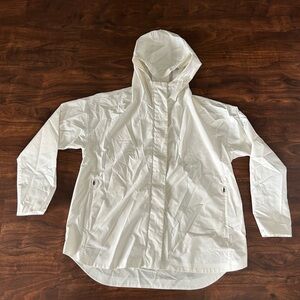 Save The Duck Women's Miley Rain Jacket 
Size 3 / Large 
White / Ivory